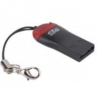 Lector tarjetas de memoria, micro SD, conexión a USB